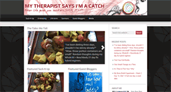 Desktop Screenshot of mytherapistsaysimacatch.com